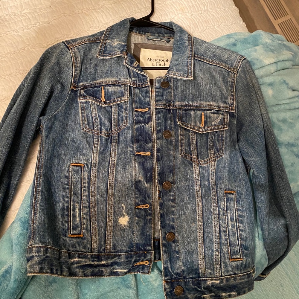 Abercrombie and fitch jean jacket